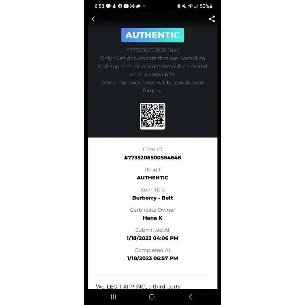 Burberry black potent double buckle leather - Picture 11 of 11